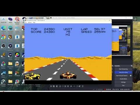 Pole Position II (Atari 7800) - Test - 74,750 pts.