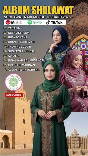 SHOLAWAT NABI MERDU TERBARU 2026🕋🌿 | Nariyah & Jibril Penyejuk Hati Paling Enak