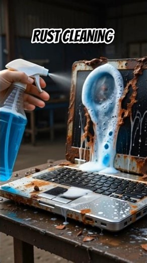 Rust Laptop Cleaning Spray #rust #rustclips #ai