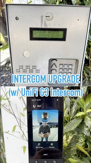 The Door Hub Mini and G3 Intercom — the perfect combo for parking gates! #ubiquiti #accesscontrol