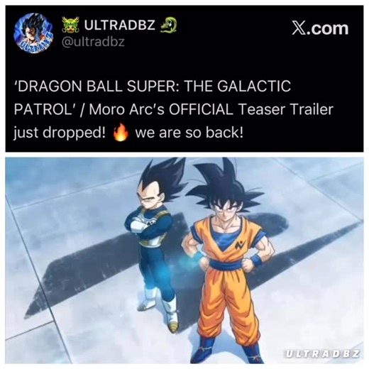 Dragon Ball (Z/GT/Kai/Super/Daima)™ on Instagram: "BACK FROM RETIREMENT. Did y’all hear about the new Dragon Ball Super announcement!? We are getting remakes and a continuation of the anime later this year! Let’s get hyped for it! #dragonballsuper #dbs Info: @toei_animation @dragonballsuper The wait of over eight years is finally over! At the Genkidamatsuri event in January 2026, Toei Animation officially announced the return of the Dragon Ball Super anime with the Galactic Patrol Prisoner Arc. 