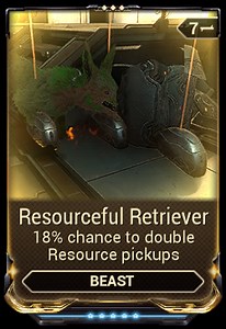 Resourceful Retriever - WARFRAME Wiki