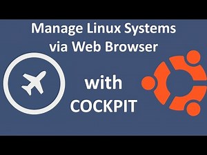 Linux Server Web GUI - Management with COCKPIT #ubuntu #linux #cockpit