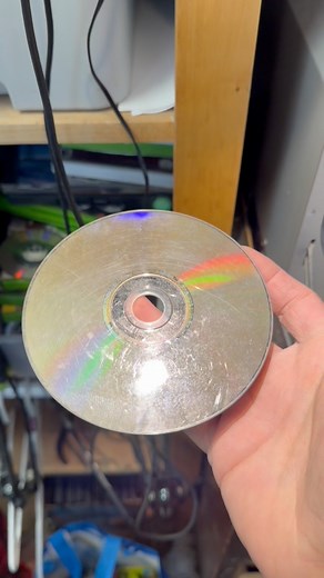 Repairing scratched DVD #TalladegaNights #DVD #repair | Clank Tronix