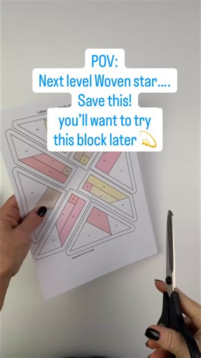 Ingrid Alteneder on Instagram: "This star looks woven …… but it’s entirely paper pieced ✨ . I’m taking the classic woven star to the next level with this lattice woven star to create depth, movement, and that irresistible “how is this made?” moment. ✨💫 The pattern is available on its own or as part of an amazing lattice woven star set and it’s 20% off right now 🎉 . Comment ‚lattice‘ for link to pattern. . . 💾 Save this reel if you love quilt blocks with a twist . 🧵 Perfect for mini quilts, p