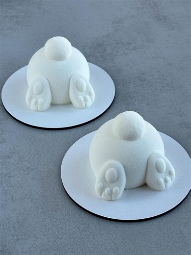 Rabbit Mousse Cake Silicone Mold Set, 3D Bunny Dessert Mold 140 Ml, Easter Mini Cake Mold, Bunny Entremet Baking Mold, Rabbit in Mink Mold - Etsy