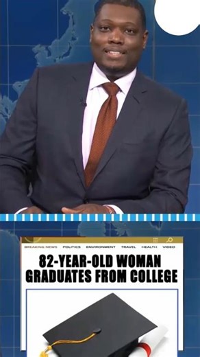 Graduation @ 82 Years #funny #snl #Shorts