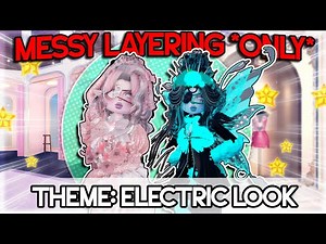 MESSY LAYERING for every theme in PRO SERVERS! | Dress To Impress Roblox