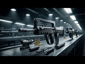 Inside the FAMAS Rifle Factory: How France’s Iconic Bullpup Weapon Is Made (Full Process)