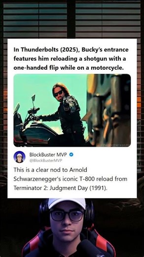 Thunderbolts 2025 Buckys One-Handed Shotgun Flip Nods to Terminator 2 Reload