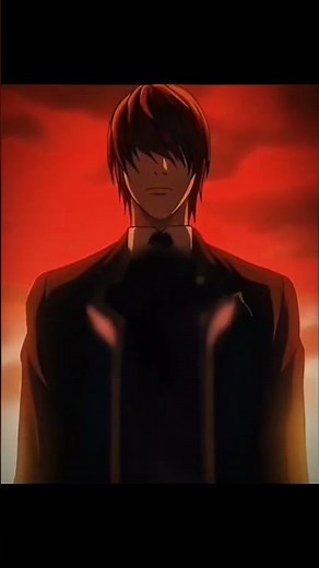 “The Fall of a God | Light Yagami’s Final Moments 🔥💀”#kira#anime#amv