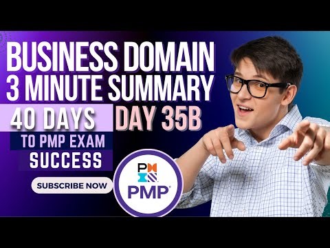 PMP Business Domain in 3 Minutes!