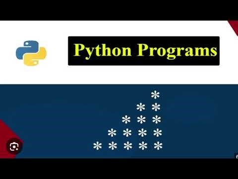 Pattern in Python | Part-I | #python #pattern #trending #youtube