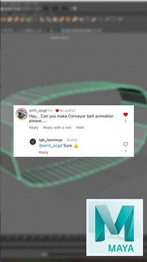 How to Animate a Conveyor Belt in Maya | Q&A Series #MayaAnimation #ConveyorBelt #MayaTips