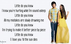 Alex & Sierra - Little Do You Know (Lyrics) --歌词版
