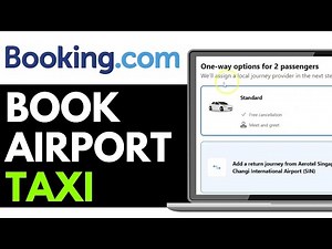 How to Book an Airport Taxi on Booking.com 2025 (SIMPLE STEP)