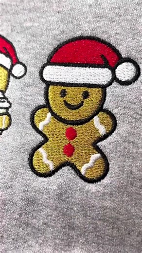 Gingerbread Christmas Embroidery File: Coffee Lovers Bundle (PES, JEF, DST)