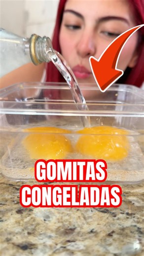CONGELÉ GOMITAS que se PELAN!❄️😳🥭 Gomitas Pelables #hellomon #abriendojuguetes #juguetes