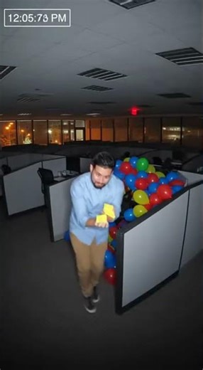 Office Security Cam: Midnight Prank War Escalation