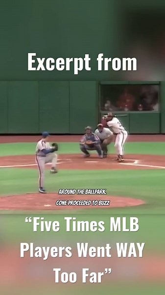 MLB Player Tries To Hit Pitcher With His Bat