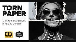 Torn Paper 4K | Reveal Transitions Pack - INTRO HD