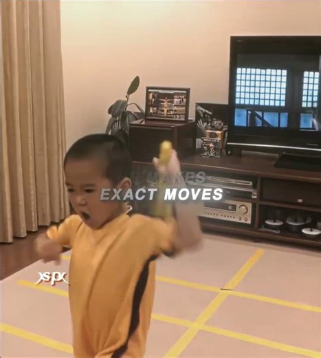 Mini Bruce Lee..🥶