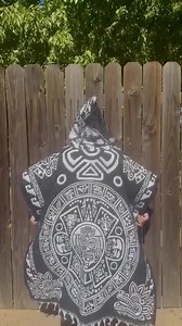Handmade Aztec Hooded Poncho: Alpaca Blend Unisex Blanket - Etsy