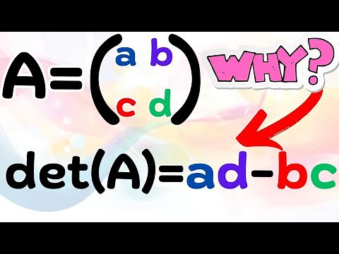 the why of the determinant formula