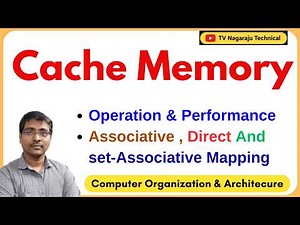 Cache Memory in Computer Organization | Performance | Direct, Associative & Set Associative Mapping