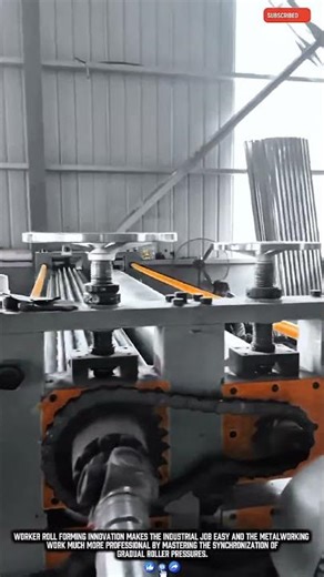 Worker Roll Forming Innovation Makes Roofing Job Easy Work