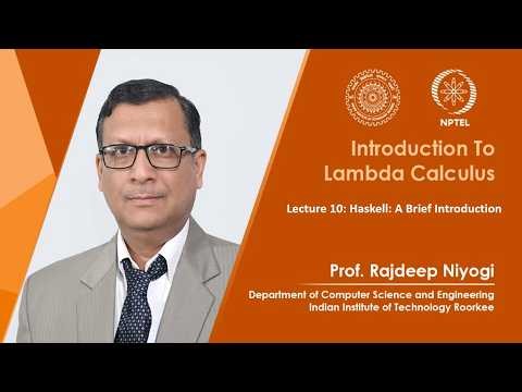 Lecture 10: Haskell: A Brief Introduction