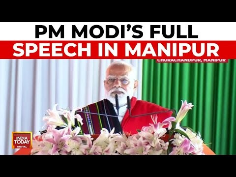 PM Modi’s Full Speech in Manipur: ₹7,000 Cr Projects Launched with Strong Call for Peace & Unity