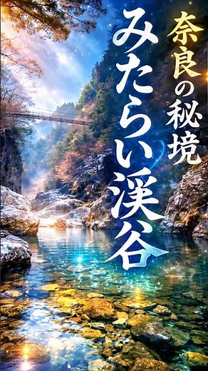 【喬介の旅日記】【みたらい渓谷】奈良•••まるで別世界#みたらい渓谷#奈良観光#絶景スポット#秘境#日本の絶景#パワースポット#自然好き#癒しスポット#関西観光#旅行好き