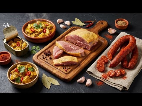 How Rooster Meat Becomes Canned Curry & Chorizo Sausage | Factory Process