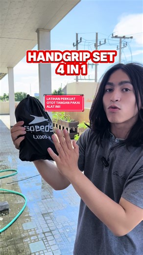 Latihan Perkuat Otot Tangan Pakai Alat Hand Grip Set 4in1