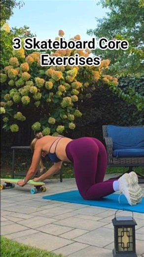 Skateboard abs/core workout #absworkout #coreworkout #homeworkout