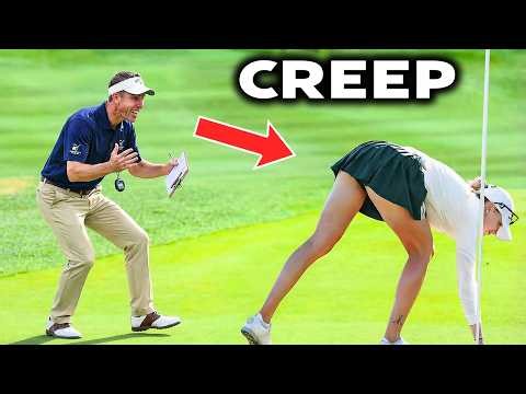 10 Most AWKWARD Moments in Women’s Golf History - Unbelievable Scenes!!