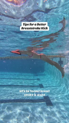 Breaststroke kick is used in the full swim stroke but it’s also a common way to tread water - to make it most effective let’s make sure you’re doing it correctly! #swimming #swimmer #trainingtips
