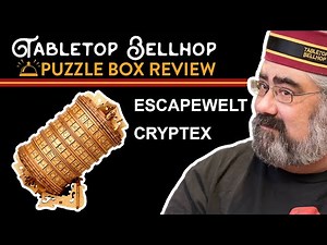 Cracking the code on the Cryptex from EscapeWelt, a puzzle box review. (and ESCWELT discount code)