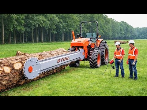 Extreme Stump Removal Excavators & Ultra-Fast Wood Chippers in Action