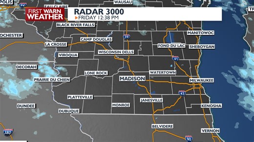 Radar 3000 is generally quiet, compared to this morning. However, scattered snow showers are expected to return Friday afternoon and stick around throughout Friday night and Saturday. You can always see the latest radar, road conditions and more here: https://tinyurl.com/k5w3yw5x | News 3 Now / Channel 3000