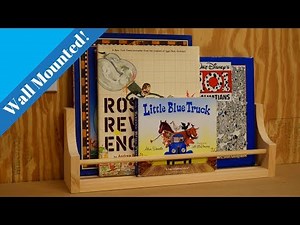 How to build a Wall Mounted Book Rack