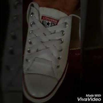 Como poner cordones en converse de forma diferente