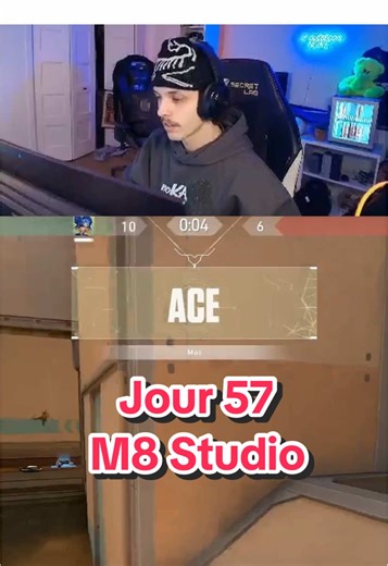 Jour 57 - golden day de nos gentlemates 💅 #fr #valorant #noke