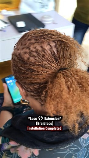Lagos Microlocs Experts on Instagram: ""Braidloc extensions are a hairstyle where synthetic or human hair extensions are added to natural hair and then braided to create the appearance of a finished loc, often referred to as a braid-in extension method. This method requires a minimum hair length of 3-5 inches or even more for installation. Make your booking now, and make your dreams come true." #microlocs #extension #installation #locs #hairgoals"