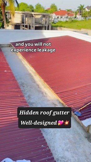 Hidden roof gutter system 👌 #personaldevelopment #fblifestyle #roofgutter | Bro Moses Mosan