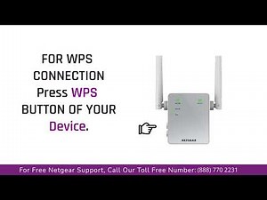 Ac750 Wifi Range Extender Setup Using WPS | Netgear Extender Setup