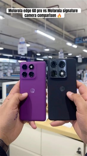 Motorola edge 60 pro vs Motorola signature camera comparison || #comparison #ytshorts #shorts #trend