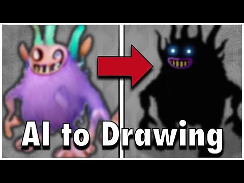 Drawing AI-Generated Monsters! 🤖✏️ | My Singing Monsters