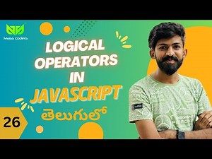 Logical Operators in JavaScript | MassCoders | Dodagatta Nihar